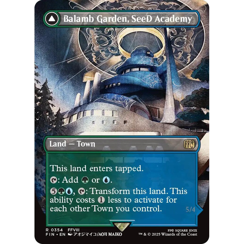 Balamb Garden, SeeD Academy (Borderless) [FIN - 354]