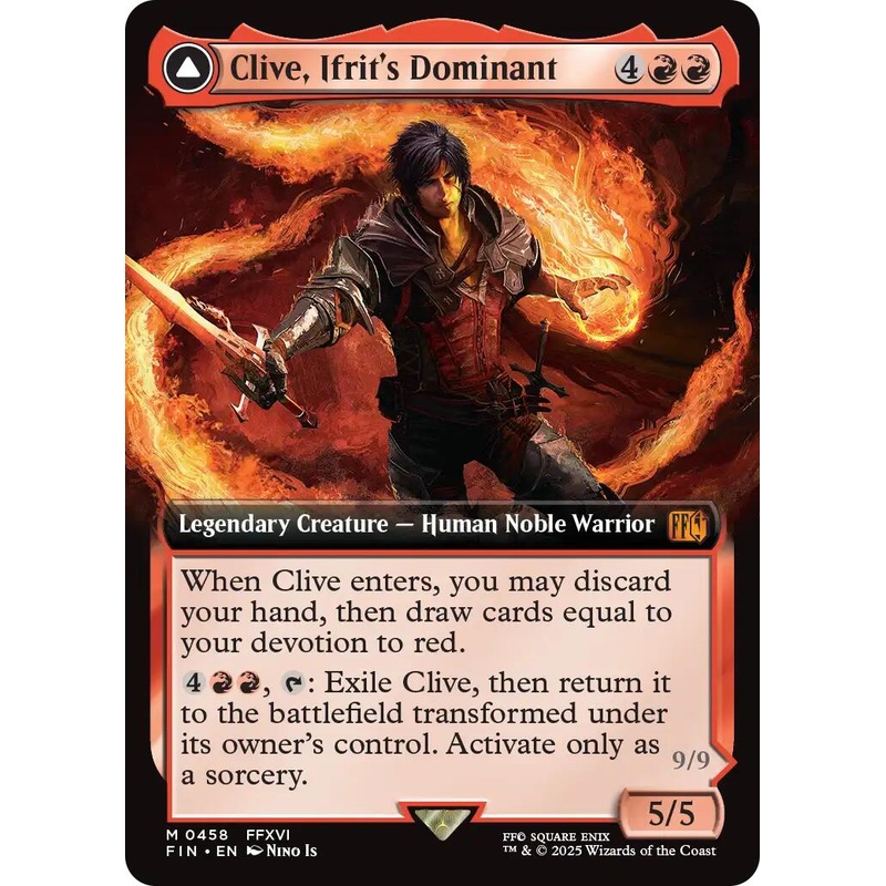 Clive, Ifrit's Dominant (Extended Art) [FIN - 458]