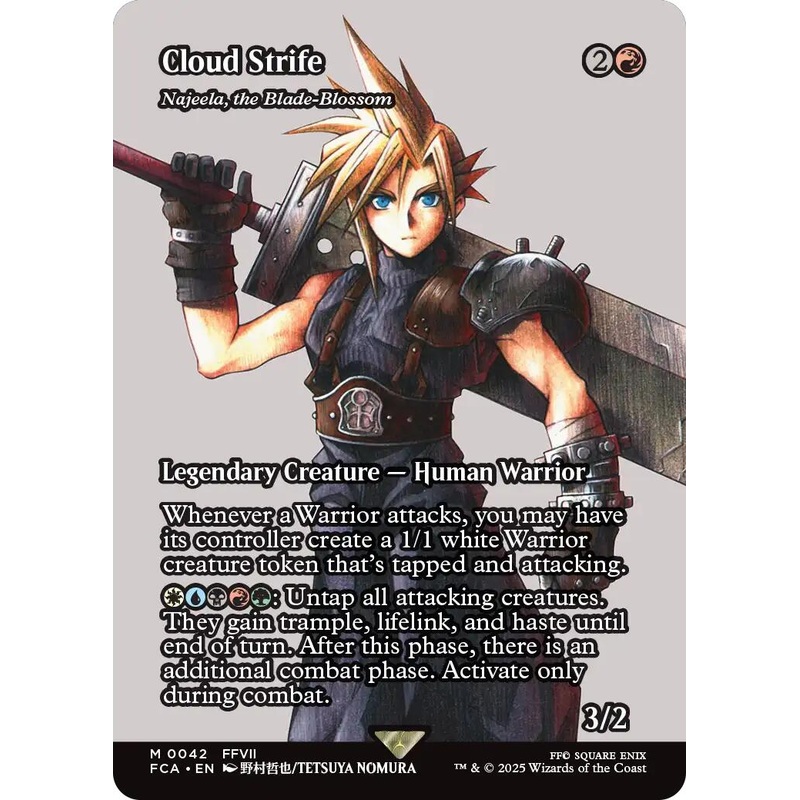Cloud Strife - Najeela, the Blade-Blossom (Showcase) [FCA - 42]