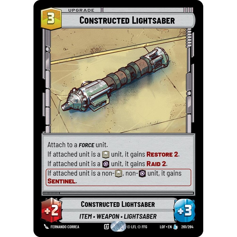 Constructed Lightsaber [LOF - 261/264]