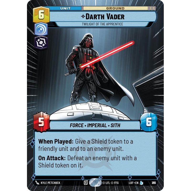 Darth Vader - Twilight of the Apprentice (Hyperspace Foil) [LOF - 777]