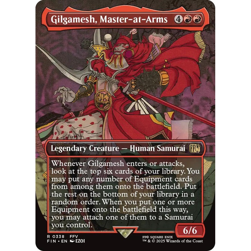 Gilgamesh, Master-at-Arms (Borderless) [FIN - 338]