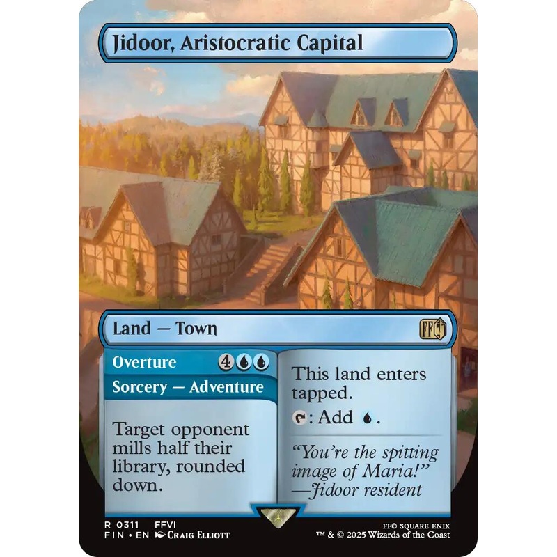 Jidoor, Aristocratic Capital (Borderless) [FIN - 311]
