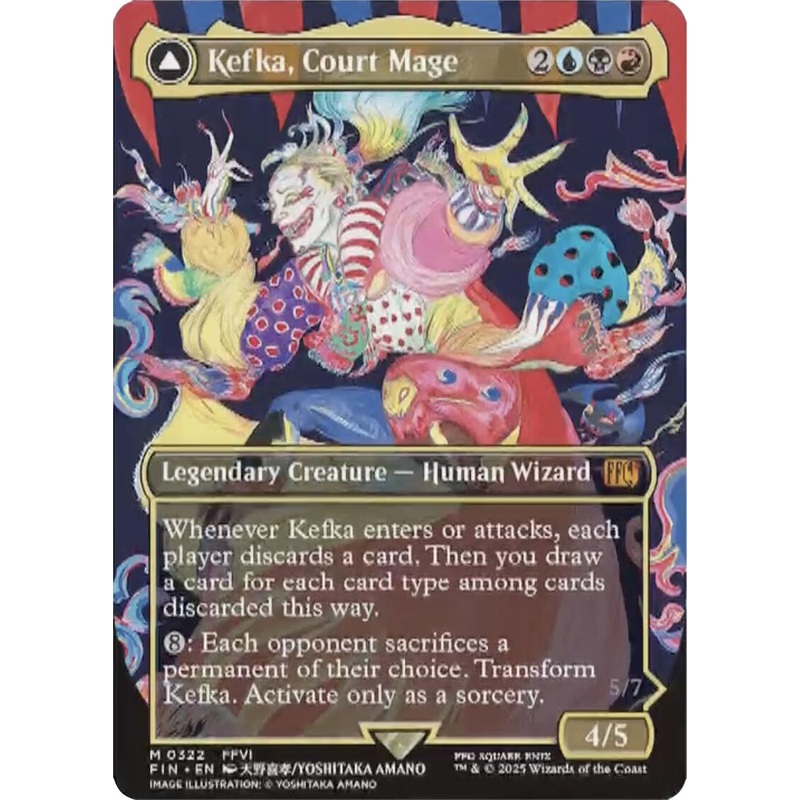 Kefka, Court Mage (Borderless) (0322) [FIN - 322]