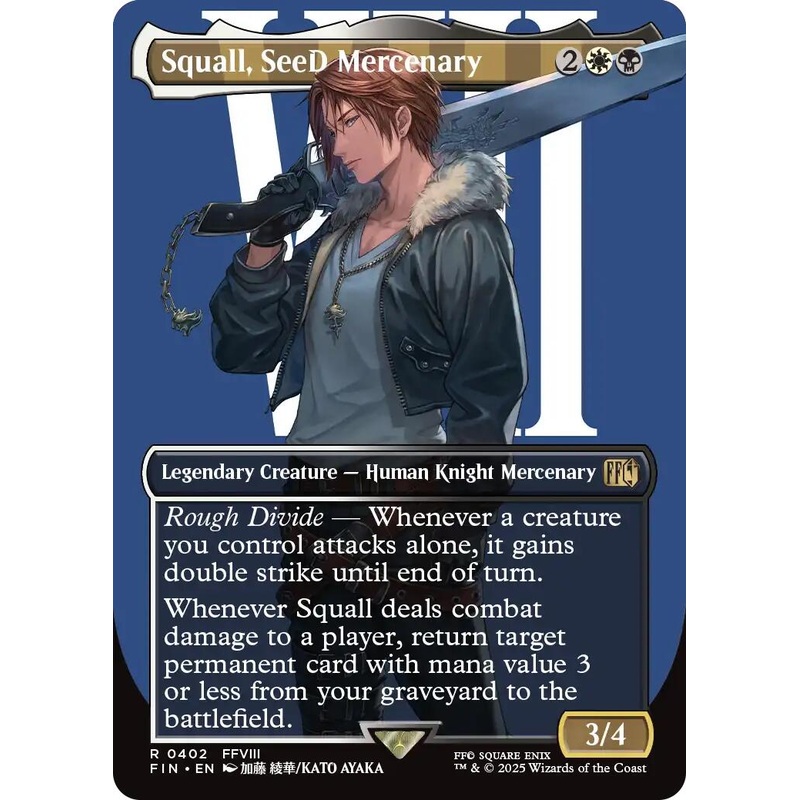 Squall, SeeD Mercenary (Borderless) [FIN - 402]