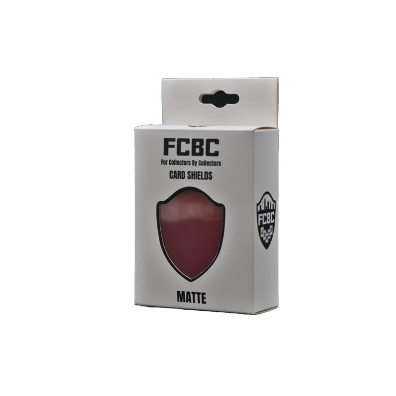 Standard - Blood Red - FCBC Matte Card Shield (100ct)