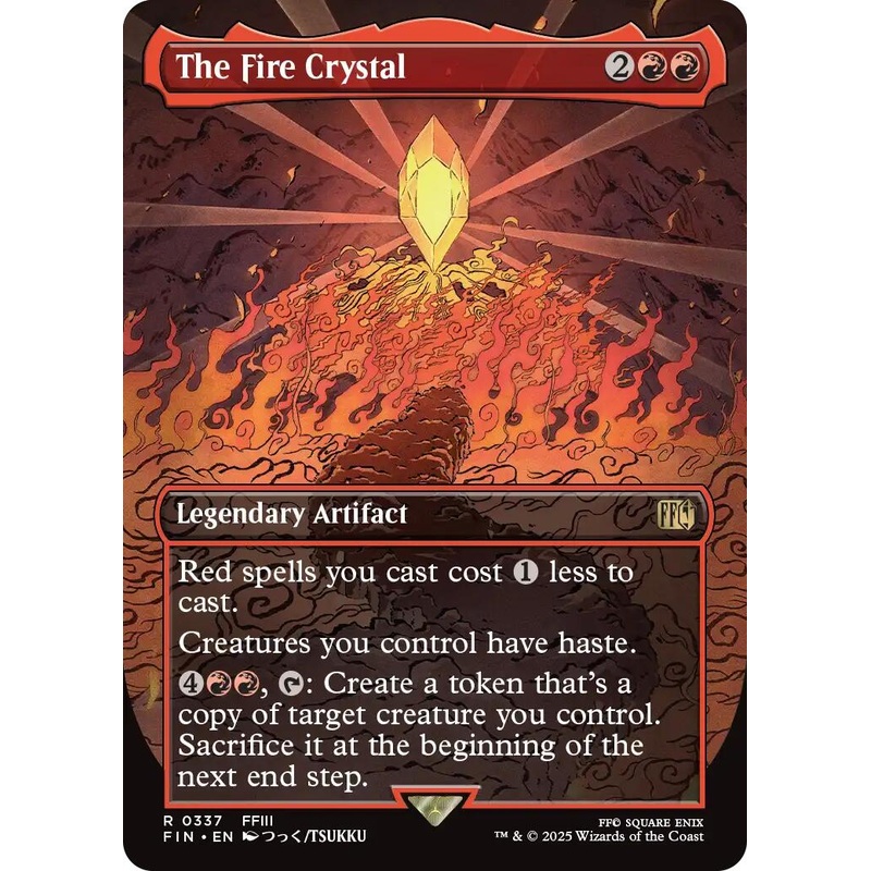 The Fire Crystal (Borderless) [FIN - 337]