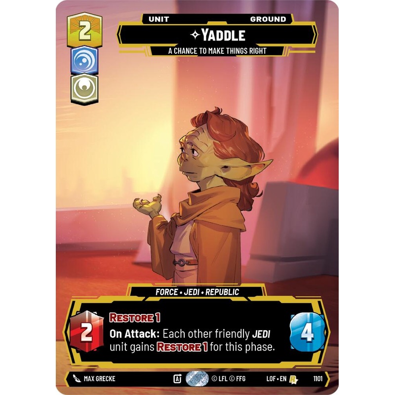 Yaddle - A Chance To Make Things Right (Prestige Foil) [LOF - 1101]