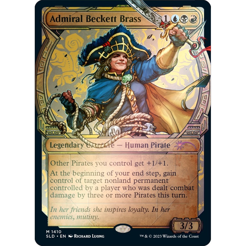 Admiral Beckett Brass (Rainbow Foil) [SLD - 1410]