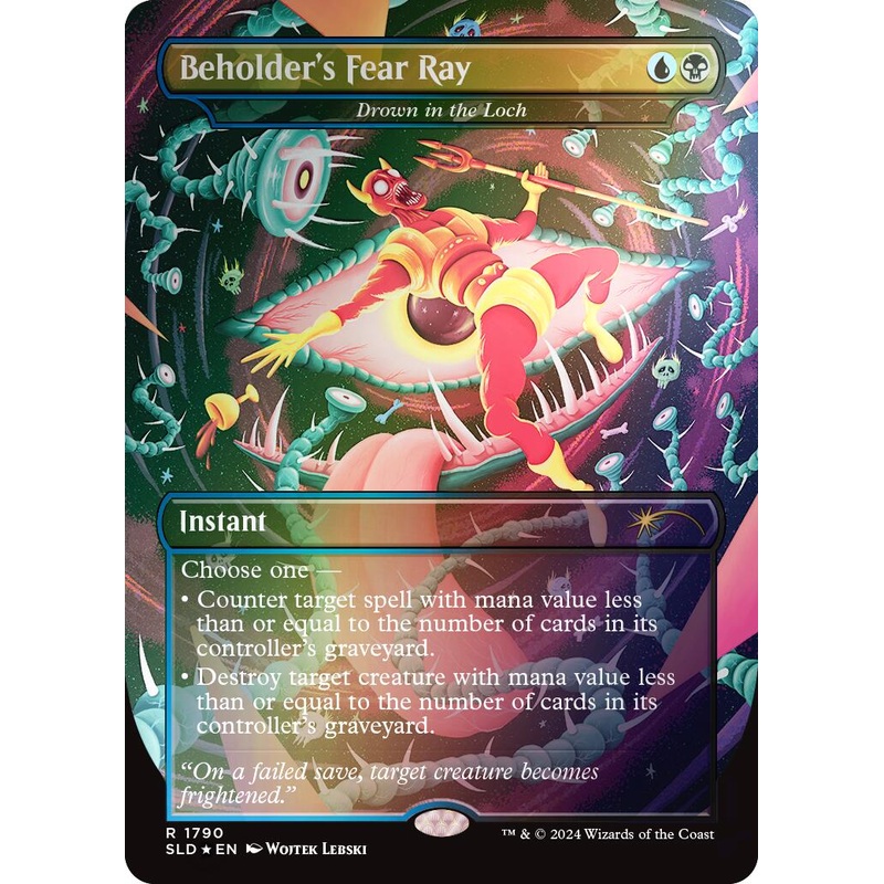 Beholder's Fear Ray - Drown in the Loch (Rainbow Foil) [SLD - 1790]