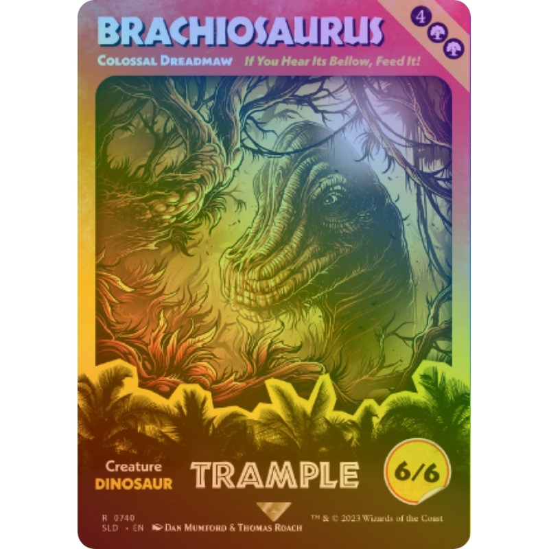 Brachiosaurus - Colossal Dreadmaw (Rainbow Foil) [SLD - 740]