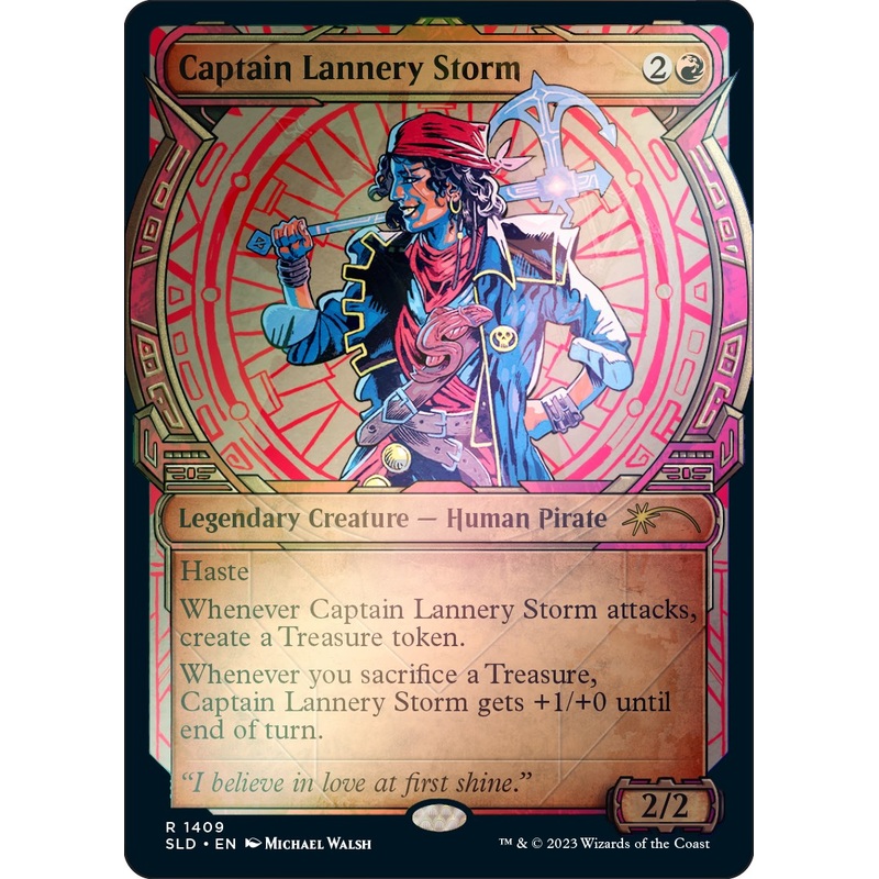 Captain Lannery Storm (Rainbow Foil) [SLD - 1409]