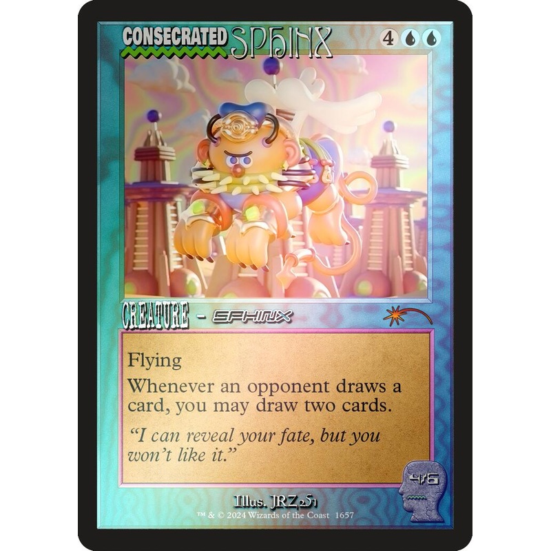 Consecrated Sphinx (1657) (Rainbow Foil) [SLD - 1657]