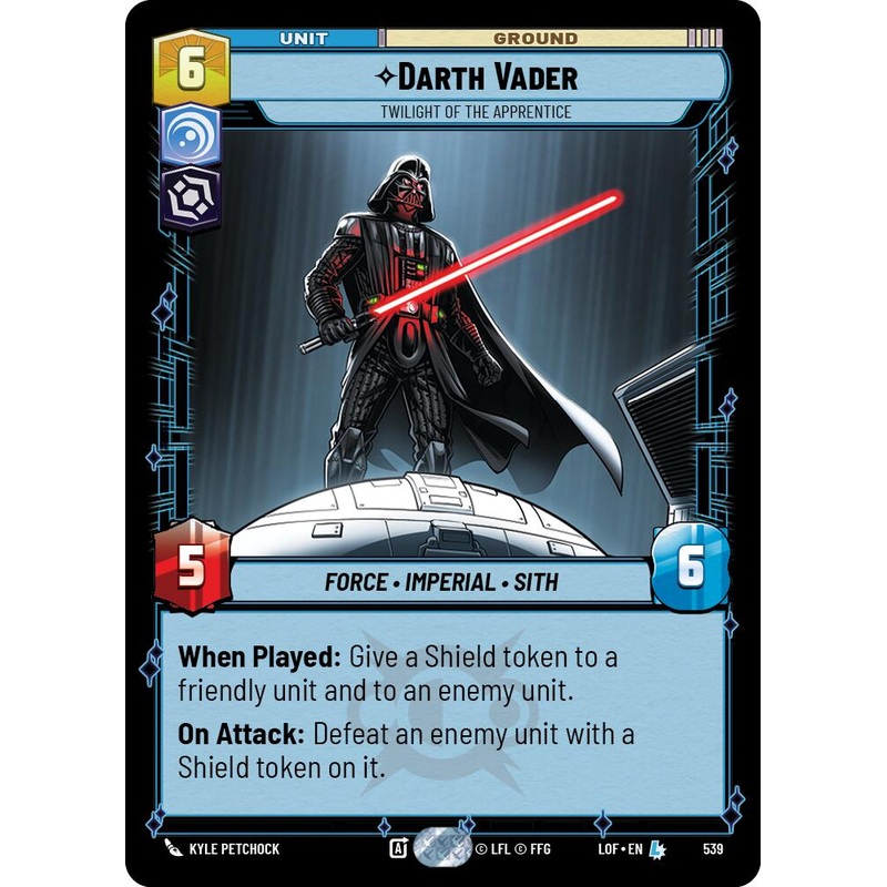 Darth Vader - Twilight of the Apprentice (Foil) [LOF - 539]