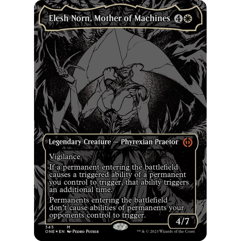 Elesh Norn, Mother of Machines (Oil Slick Raised Foil) [ONE - 345]