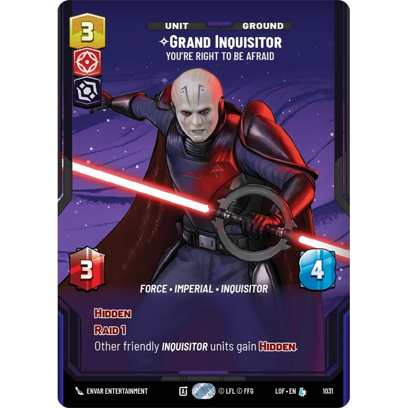 Grand Inquisitor - You're Right to Be Afraid (Prestige) [LOF - 1031]