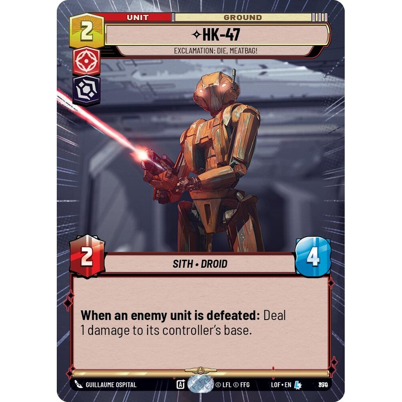 HK-47 - Exclamation: Die, Meatbag! (Hyperspace Foil) [LOF - 870]