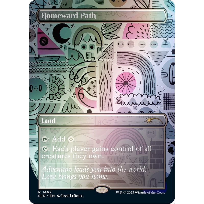Homeward Path (1467) (Rainbow Foil) [SLD - 1467]