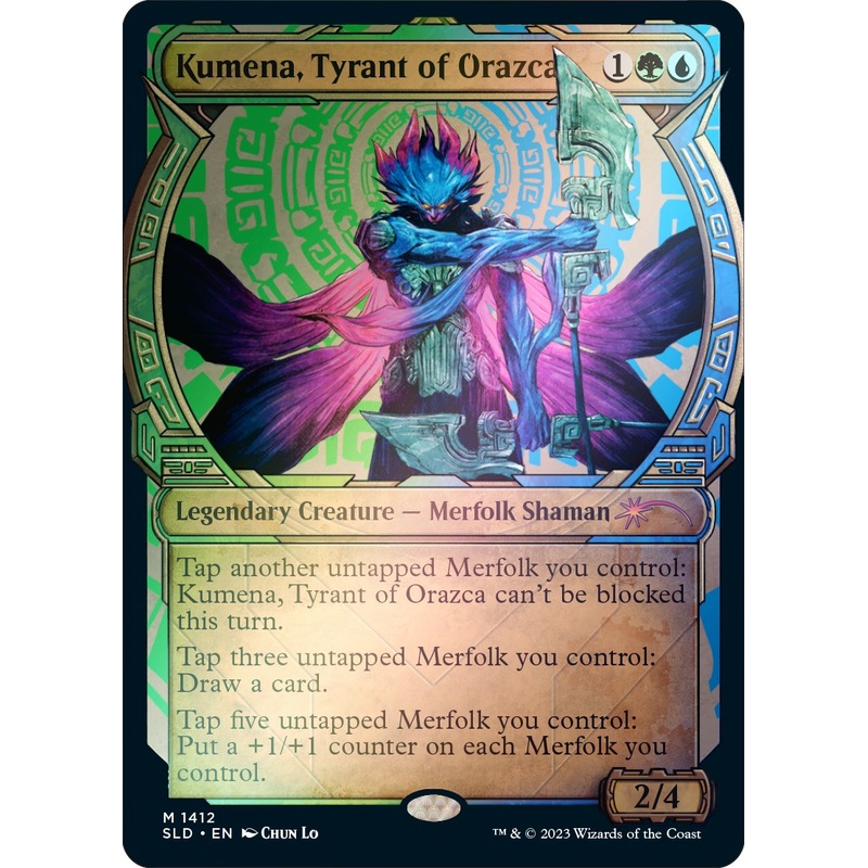 Kumena, Tyrant of Orazca (Rainbow Foil) [SLD - 1412]