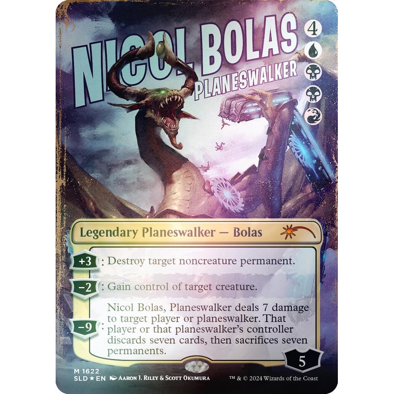 Nicol Bolas, Planeswalker (Rainbow Foil) [SLD - 1622]