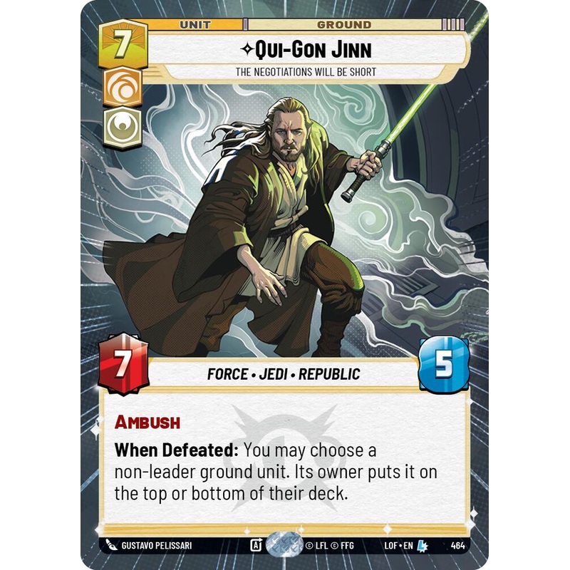 Qui-Gon Jinn - The Negotiations Will Be Short (Hyperspace) [LOF - 464]