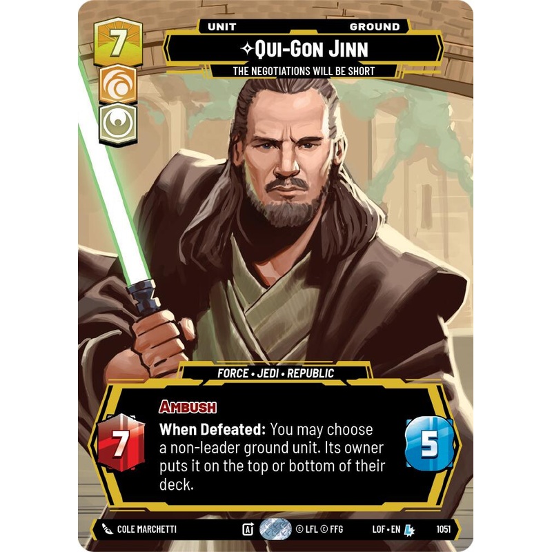 Qui-Gon Jinn - The Negotiations Will Be Short (Prestige) [LOF - 1051]