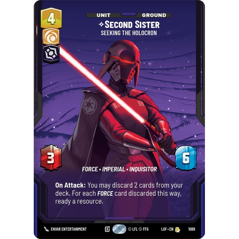 Second Sister - Seeking the Holocron (Prestige Foil) [LOF - 1069]