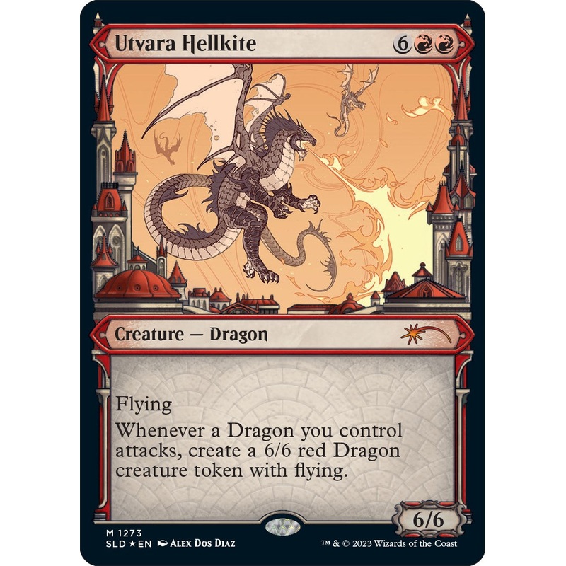 Utvara Hellkite (Halo Foil) [SLD - 1273]