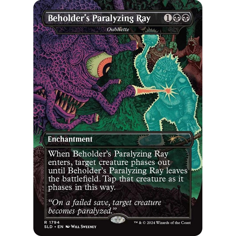 Beholder's Paralyzing Ray - Oubliette [SLD - 1794]