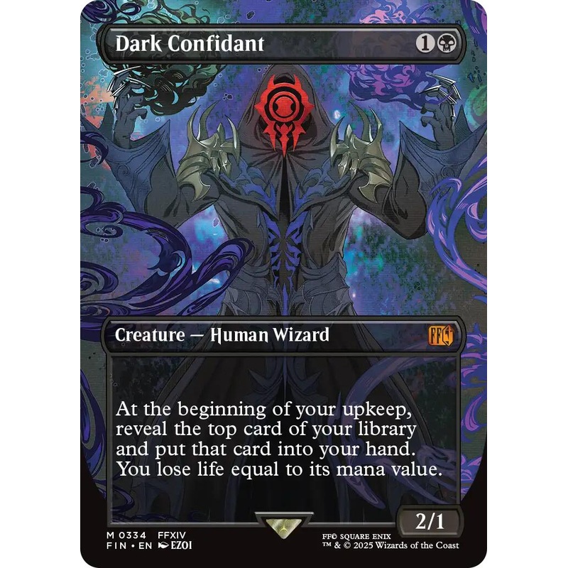 Dark Confidant (Borderless) [FIN - 334]