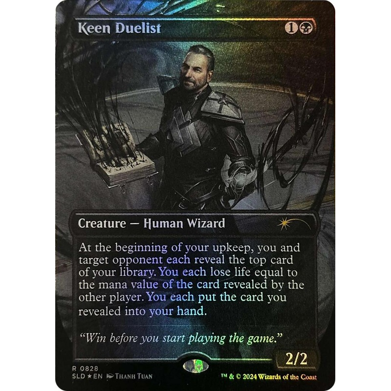 Keen Duelist (Rainbow Foil) [SLD - 828]