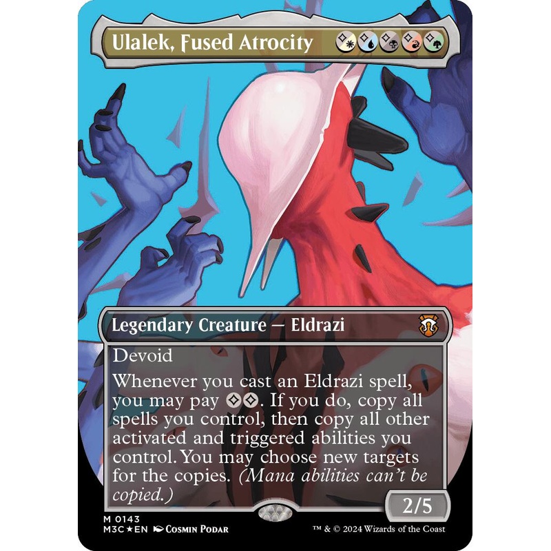 Ulalek, Fused Atrocity (Borderless) (Ripple Foil) [M3C - 143]