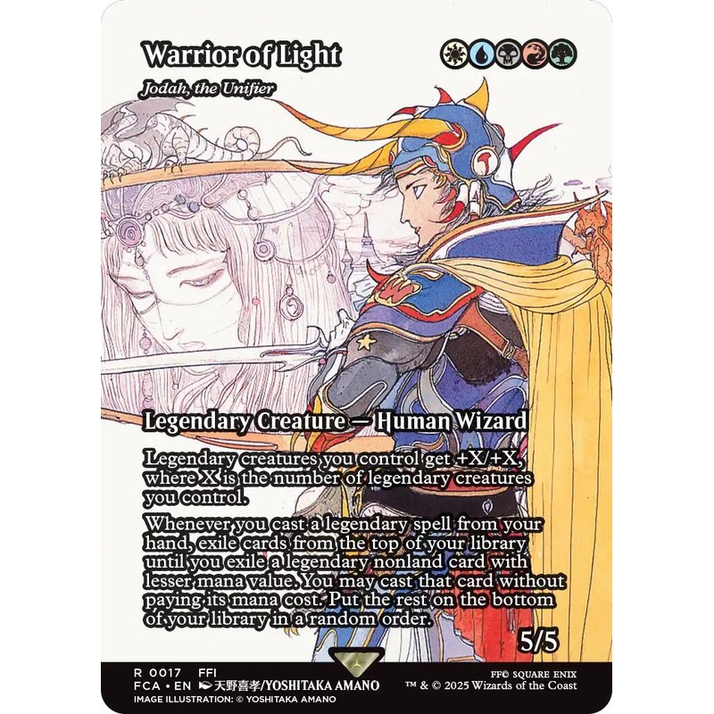 Warrior of Light - Jodah, the Unifier (Showcase) [FCA - 17]