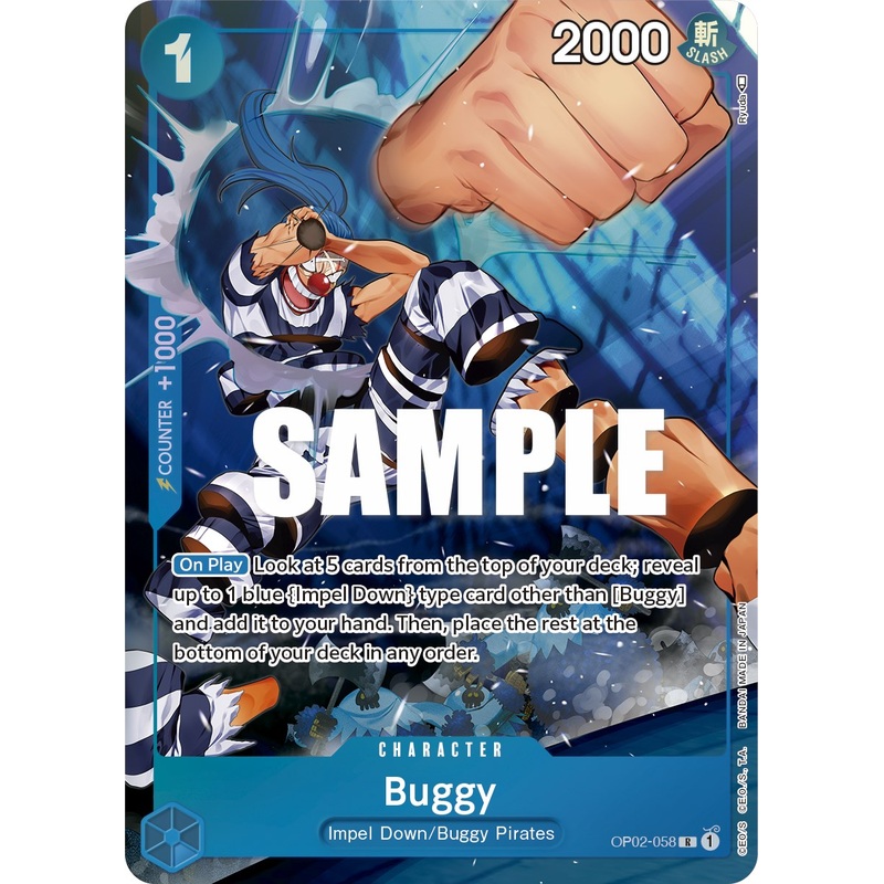 Buggy (Alternate Art) [OP02 - OP02-058]