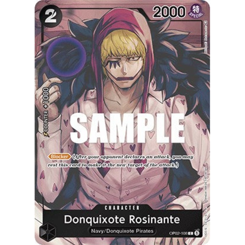 Donquixote Rosinante (Box Topper) [OP02 - OP02-108]