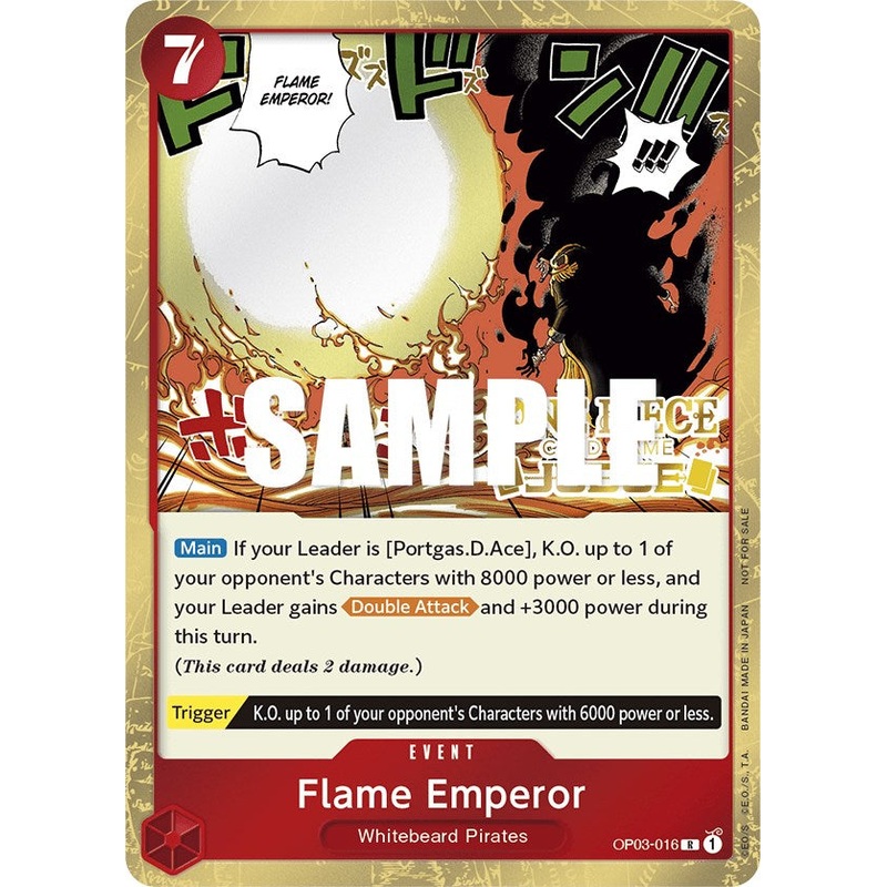 Flame Emperor (Judge Pack Vol. 2) [OP-PR - OP03-016]