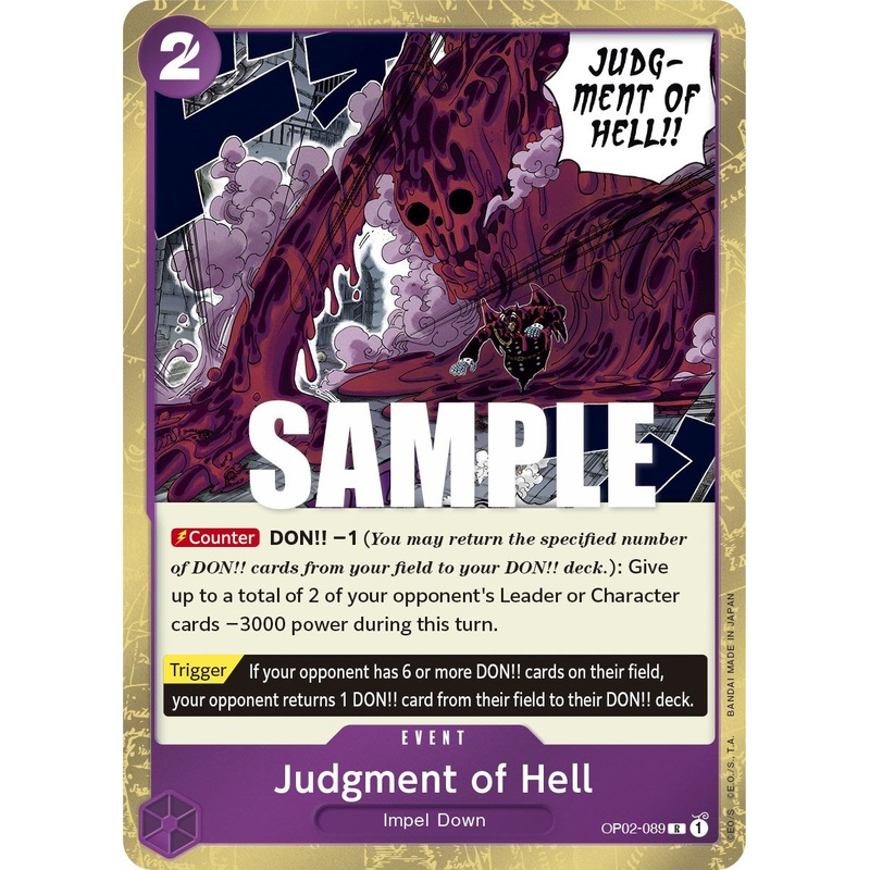 Judgment of Hell [OP02 - OP02-089]