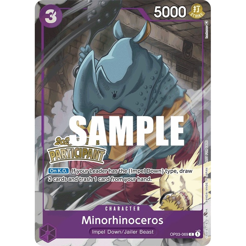 Minorhinoceros (Offline Regional 2023) [Participant] [OP-PR - OP03-069]