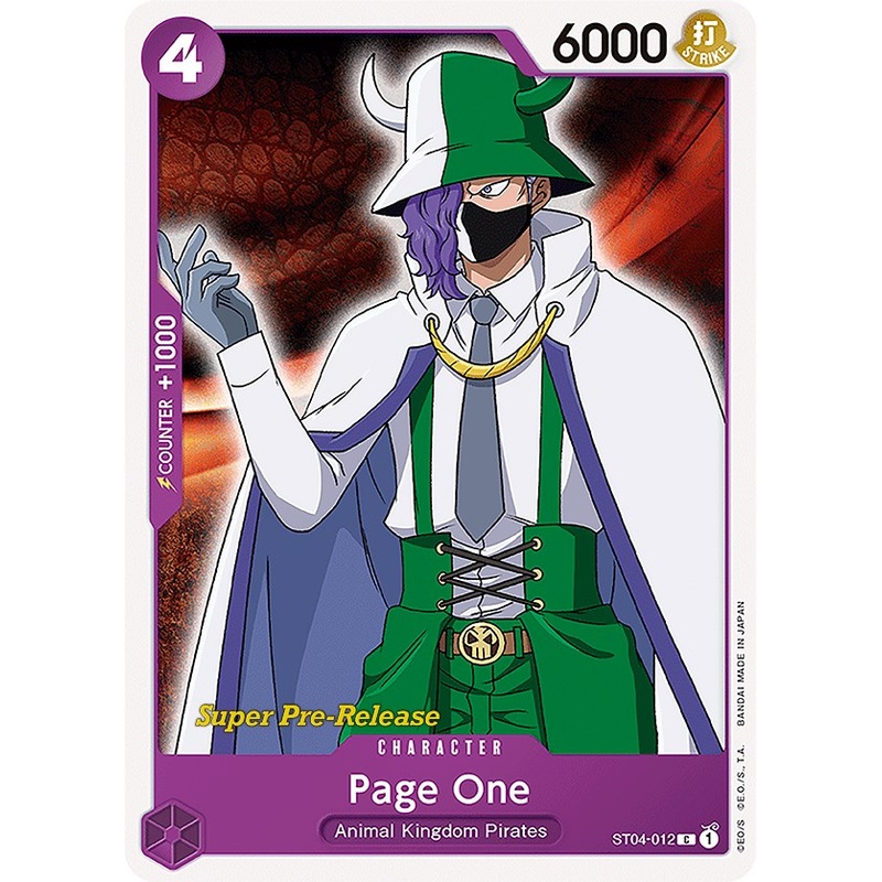 Page One [ST-04 PRE - ST04-012]