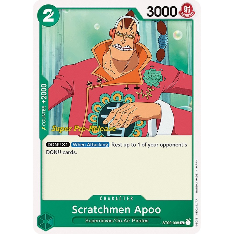 Scratchmen Apoo [ST-02 PRE - ST02-008]