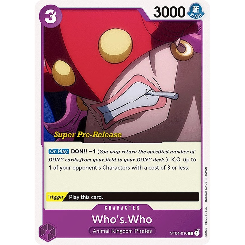 Who's.Who [ST-04 PRE - ST04-010]