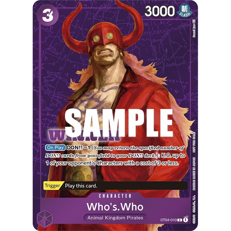 Who's.Who (Tournament Pack Vol. 3) [Winner] [OP-PR - ST04-010]