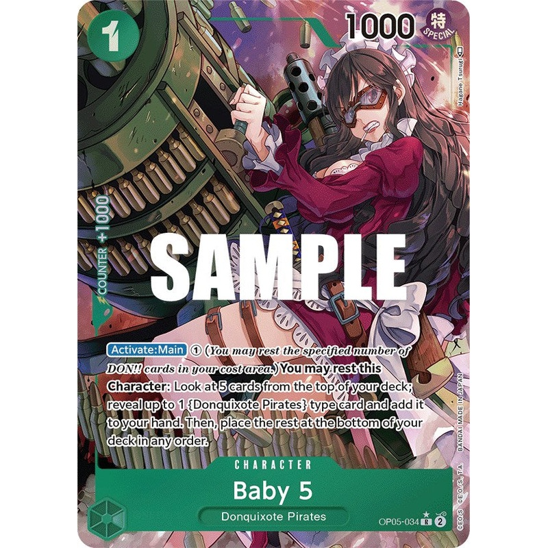 Baby 5 (034) (Alternate Art) [OP05 - OP05-034]