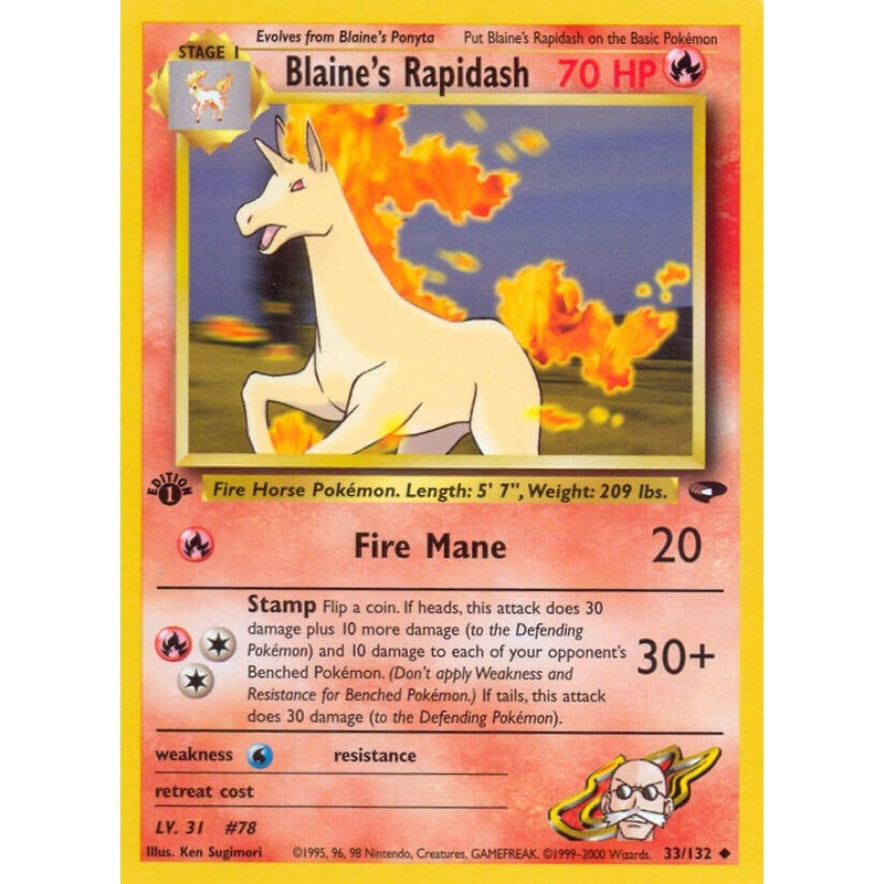 Blaine's Rapidash [G2 - 033/132]