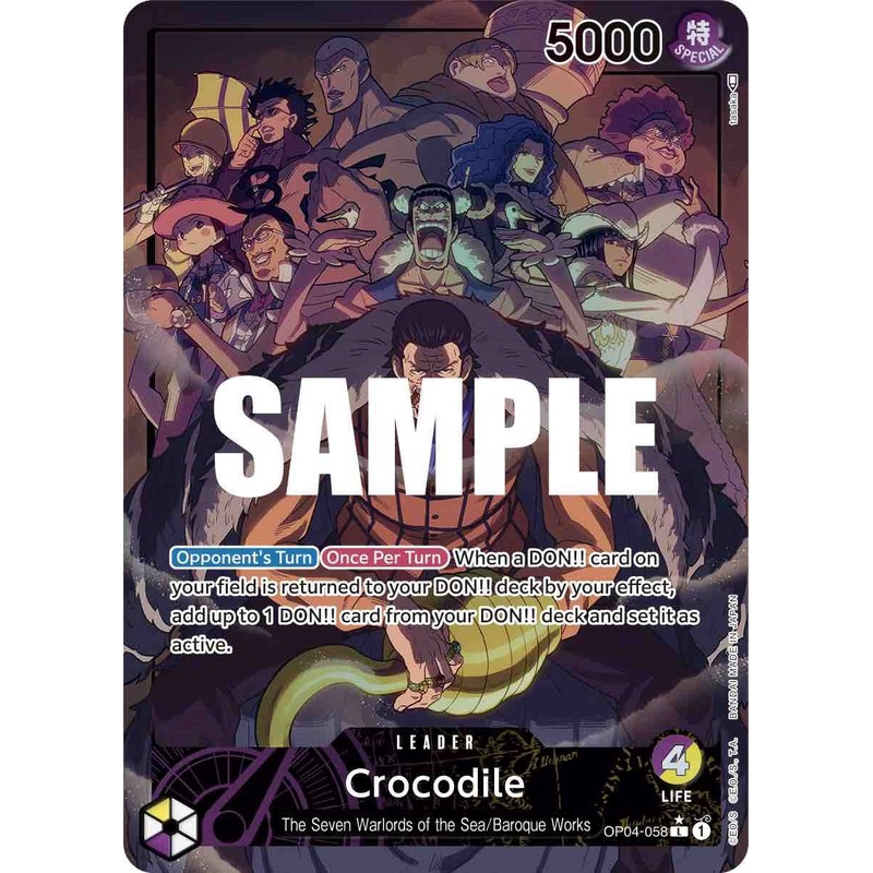 Crocodile (058) (Alternate Art) [OP04 - OP04-058]