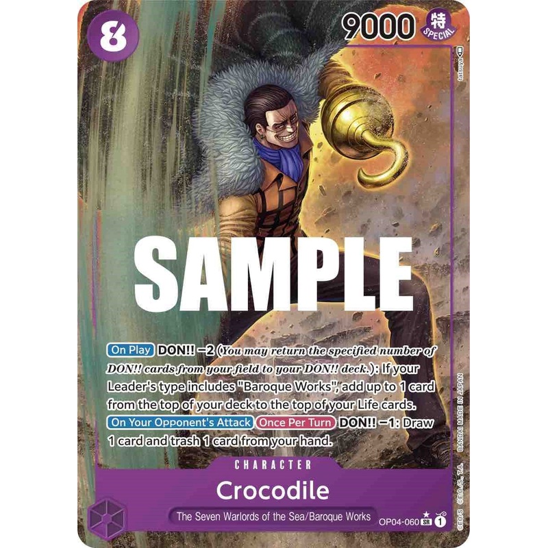 Crocodile (060) (Alternate Art) [OP04 - OP04-060]