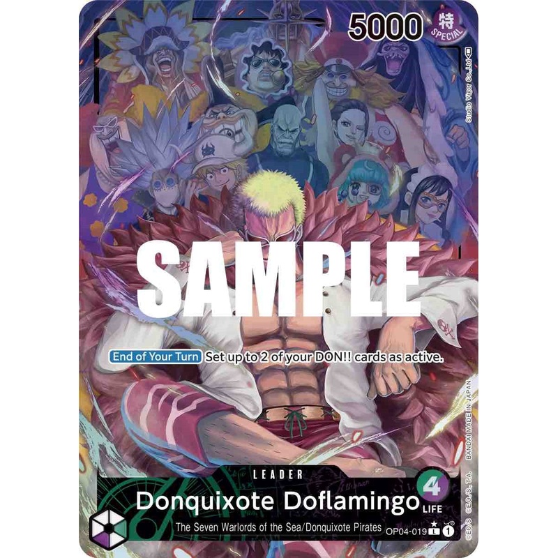 Donquixote Doflamingo (019) (Alternate Art) [OP04 - OP04-019]