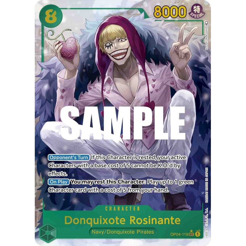 Donquixote Rosinante (Alternate Art) [OP04 - OP04-119]