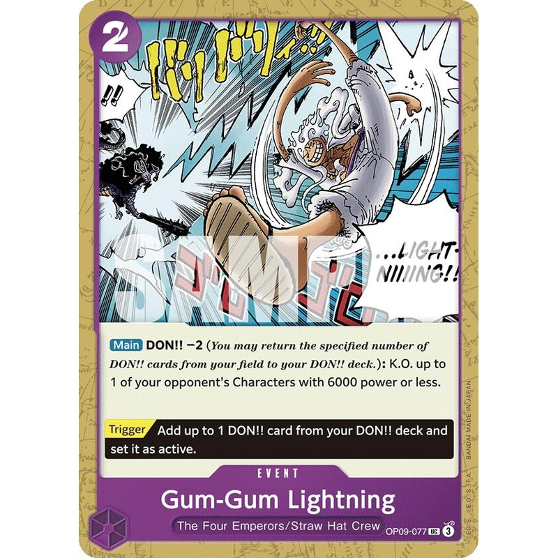 Gum-Gum Lightning [OP09 - OP09-077]