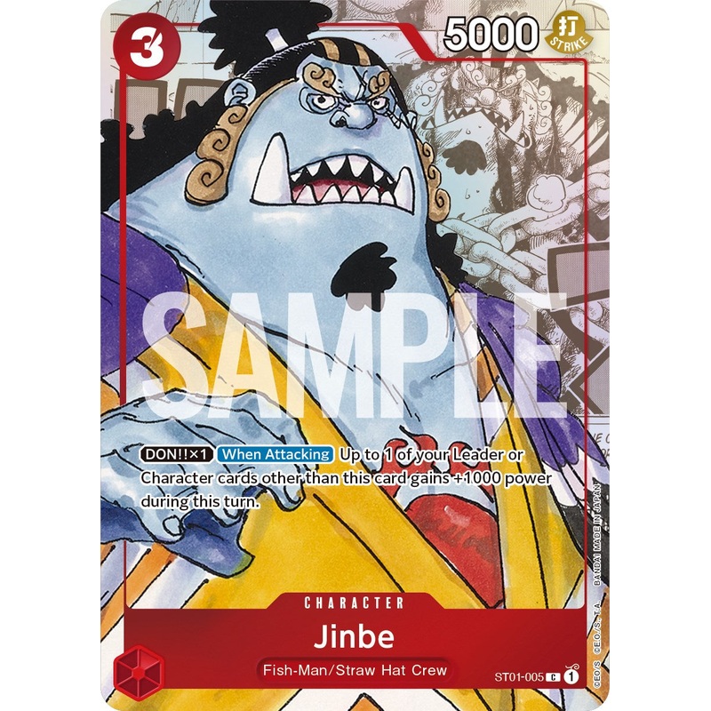 Jinbe - ST01-005 (Alternate Art) [OP-PR - ST01-005]